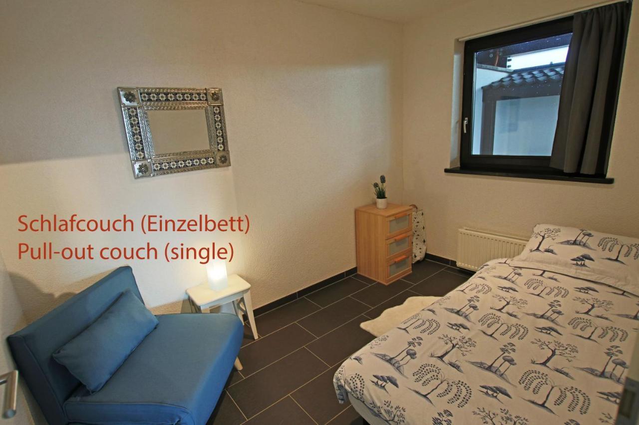 Hunsrueck Valley View Apartment With Cedar Sauna Bruschied Luaran gambar