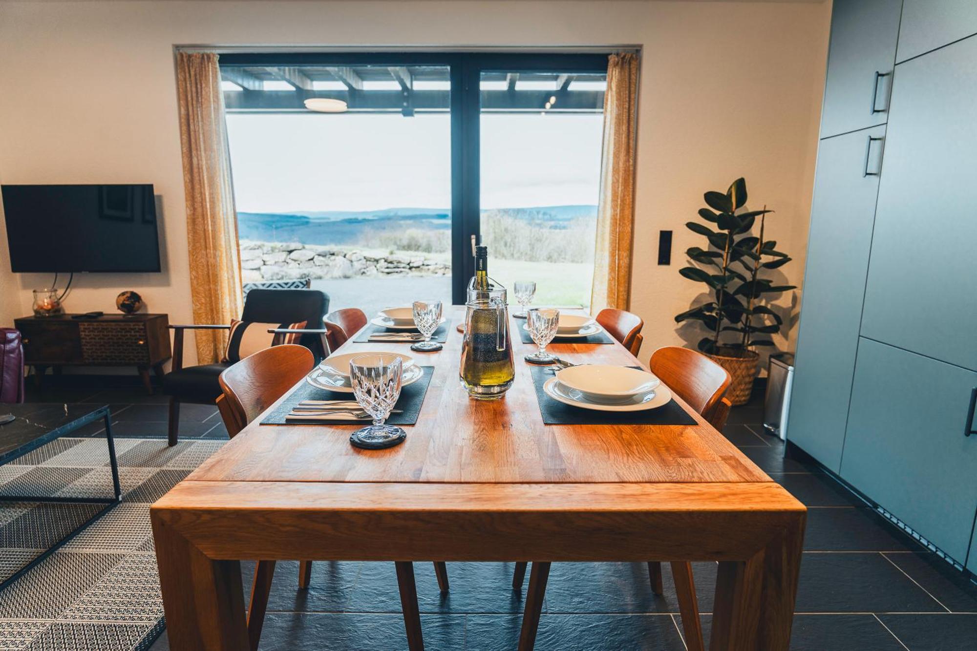 Hunsrueck Valley View Apartment With Cedar Sauna Bruschied Luaran gambar